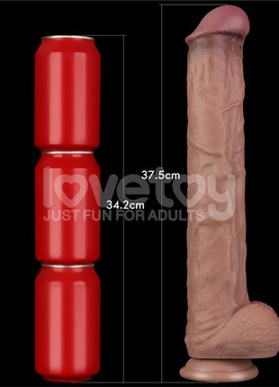 Dual Layered Bendable Dildo XXL 14,5