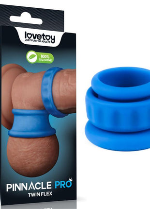Pinnacle Pro Twin Flex Stretcher Double Penis Ring