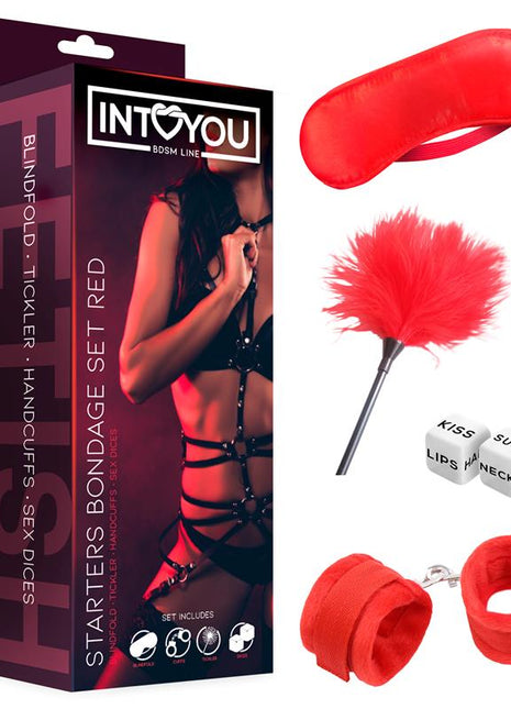 Starters Bondage Set 4 Pieces Red