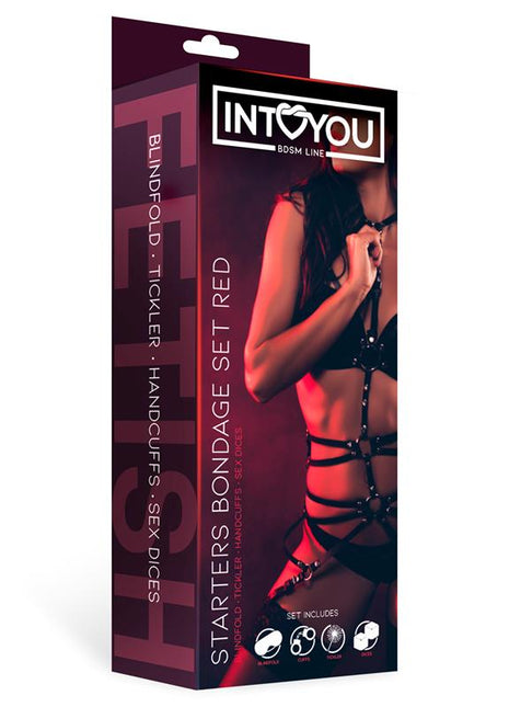 Starters Bondage Set 4 Pieces Red