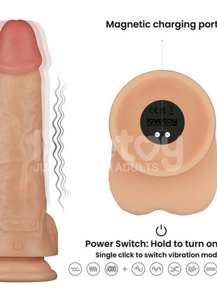 Power Basics Dildo with Vibration 9