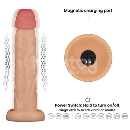 Power Basics Dildo with Vibration 10 – Unleash Your Desires | secretsextoys.store