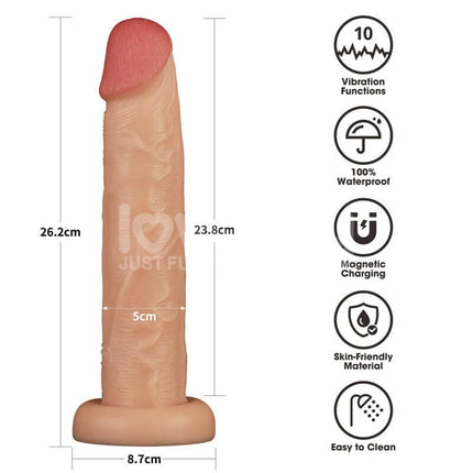 Power Basics Dildo with Vibration 10 – Unleash Your Desires | secretsextoys.store