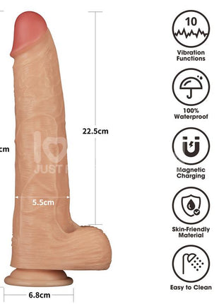 Power Basics Dildo with Vibration 11