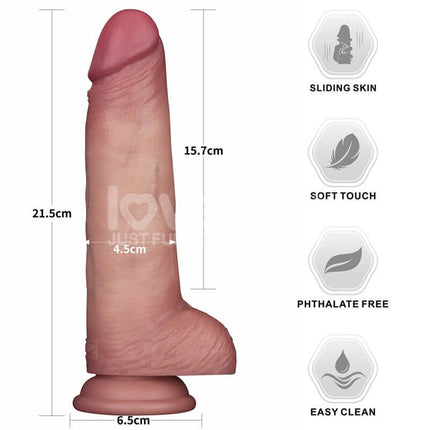 Sliding PRO II Dildo Sliding Skin Dual-layer 8.5