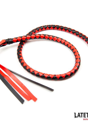 Long Whip Blacl and Red 210cm