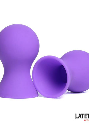 Silicone Nipple Suckers Purple