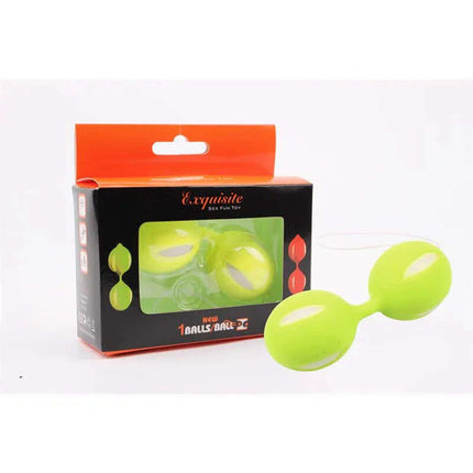 Green Ben Wa Balls 10.3 cm for Kegel Exercises