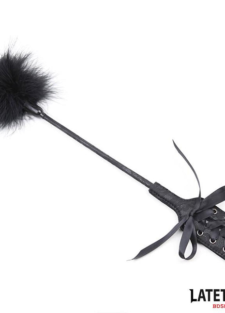 Feather Tickler and Lace Ribbon Paddle