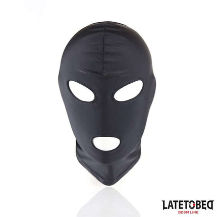 Open Mouth and Eyes Hood Black