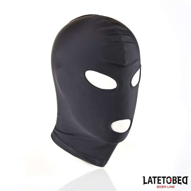 Open Mouth and Eyes Hood Black