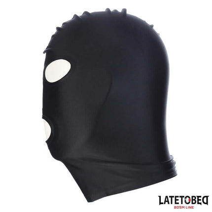 Open Mouth and Eyes Hood Black