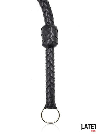 Braided Whip Black 116cm