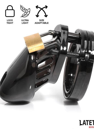 Chastity Penis Cage Short Black