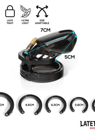 Chastity Penis Cage Short Black