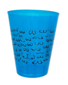 Plastic Cup with Breast Blue 500 ml