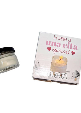 vainilla scented massage candle
