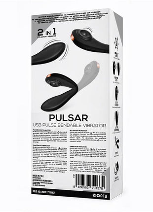 Pulsar Articulated Skeleton Vibrator with Pulsation Silicone USB