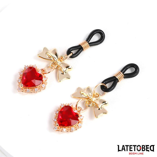 Gem Pendant nipple clamps