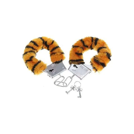 Furry Handcuffs with Carabiner Adjustment