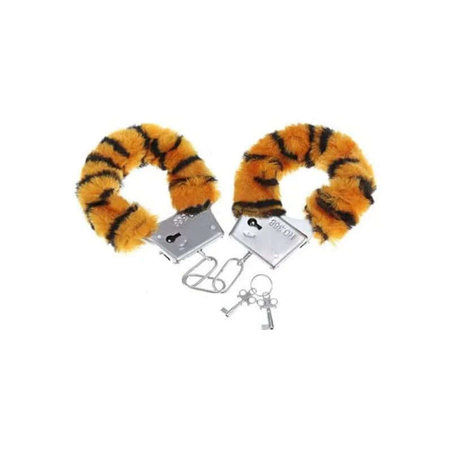 Furry Handcuffs with Carabiner Adjustment