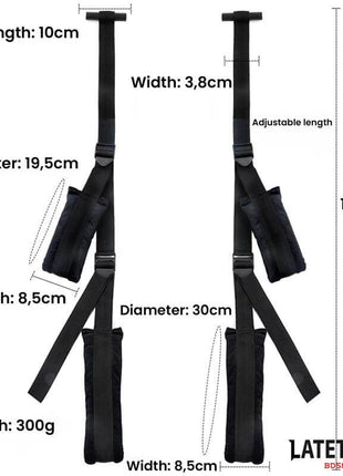 Door Jam Sling Black