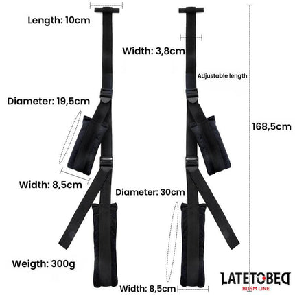 Door Jam Sling Black