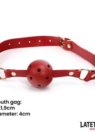7 pcs Bondage Set with Carry bag Red