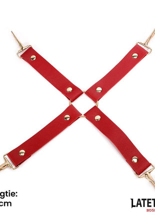 7 pcs Bondage Set with Carry bag Red