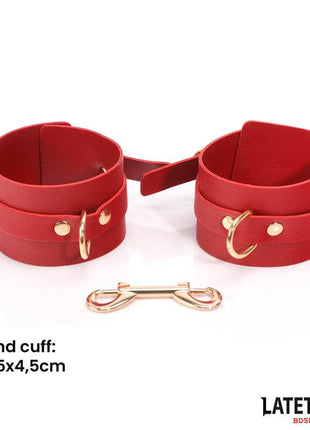 7 pcs Bondage Set with Carry bag Red