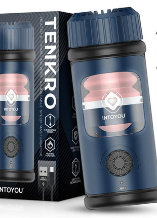 Tenkro Masturbator wit Thrusting and Heat USB C