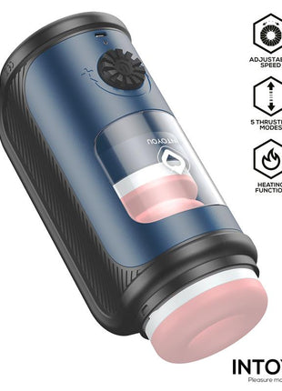 Tenkro Masturbator wit Thrusting and Heat USB C