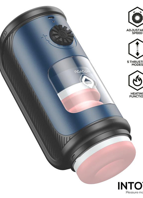 Tenkro Masturbator wit Thrusting and Heat USB C