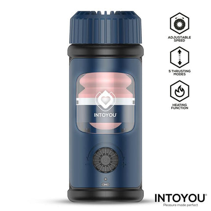 Tenkro Masturbator wit Thrusting and Heat USB C