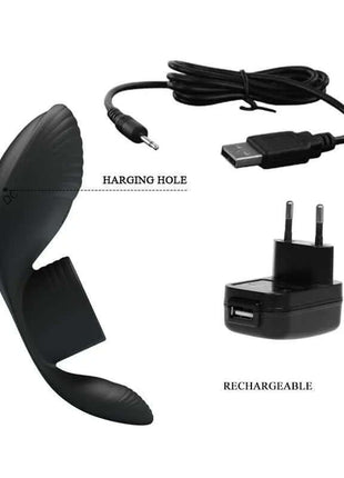 Vibrating Penis Ring USB Silicone