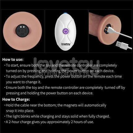 Vibrating Sliding Skin Pro II Silicone 9