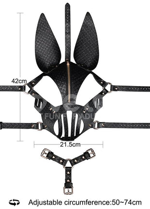 Rebellion Reign Dark Bunny Mask