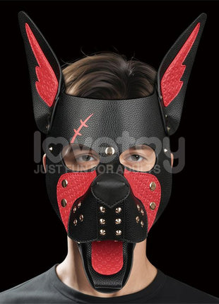 Rebellion Reign Scarred Alpha Pup Mask Red