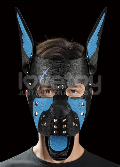 Rebellion Reign Scarred Alpha Pup Mask Blue