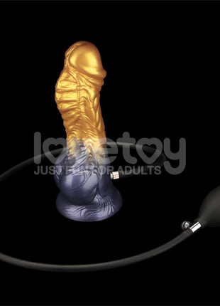 Dual Density Silicone Inflatable Dildo 8
