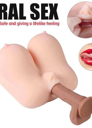Jalome Masturbator 3 in 1 Pussy, Mouth and Breast 3.2 kg