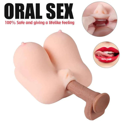 Jalome Masturbator 3 in 1 Pussy, Mouth and Breast 3.2 kg