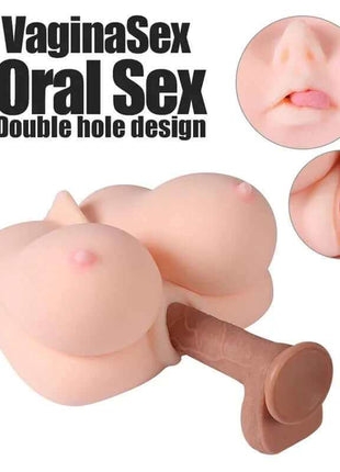 Jalome Masturbator 3 in 1 Pussy, Mouth and Breast 3.2 kg