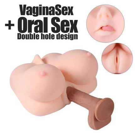 Jalome Masturbator 3 in 1 Pussy, Mouth and Breast 3.2 kg