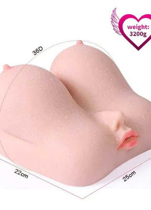 Jalome Masturbator 3 in 1 Pussy, Mouth and Breast 3.2 kg