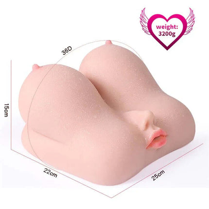 Jalome Masturbator 3 in 1 Pussy, Mouth and Breast 3.2 kg