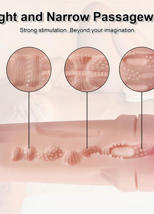 Dot Vagina Masturbator with Vibration
