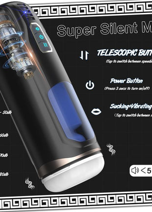 Cosima Masturbator with Thrusting Vibration and suction efect