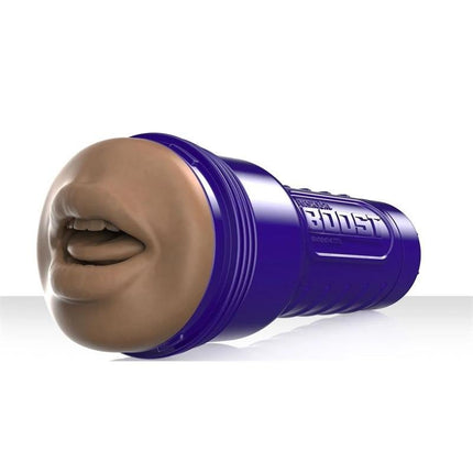 Boost Blow Masturbator Mouth stroker with realistic mouth opening and Turbo Tech textured Superskin sleeve