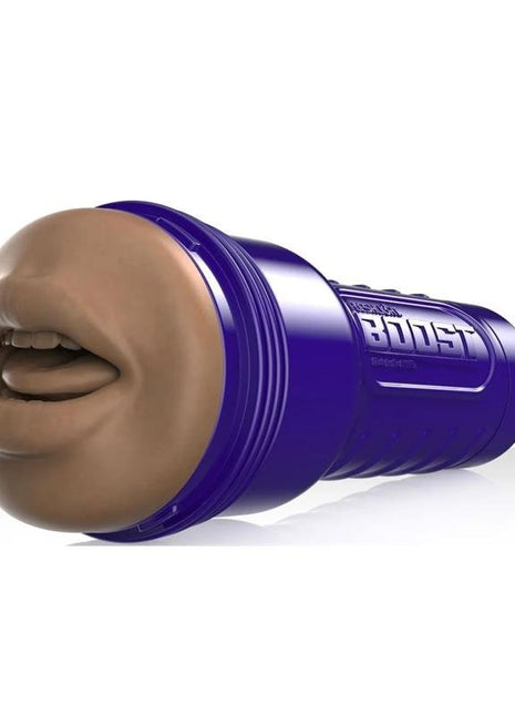 Boost Blow Masturbator Mouth stroker with realistic mouth opening and Turbo Tech textured Superskin sleeve